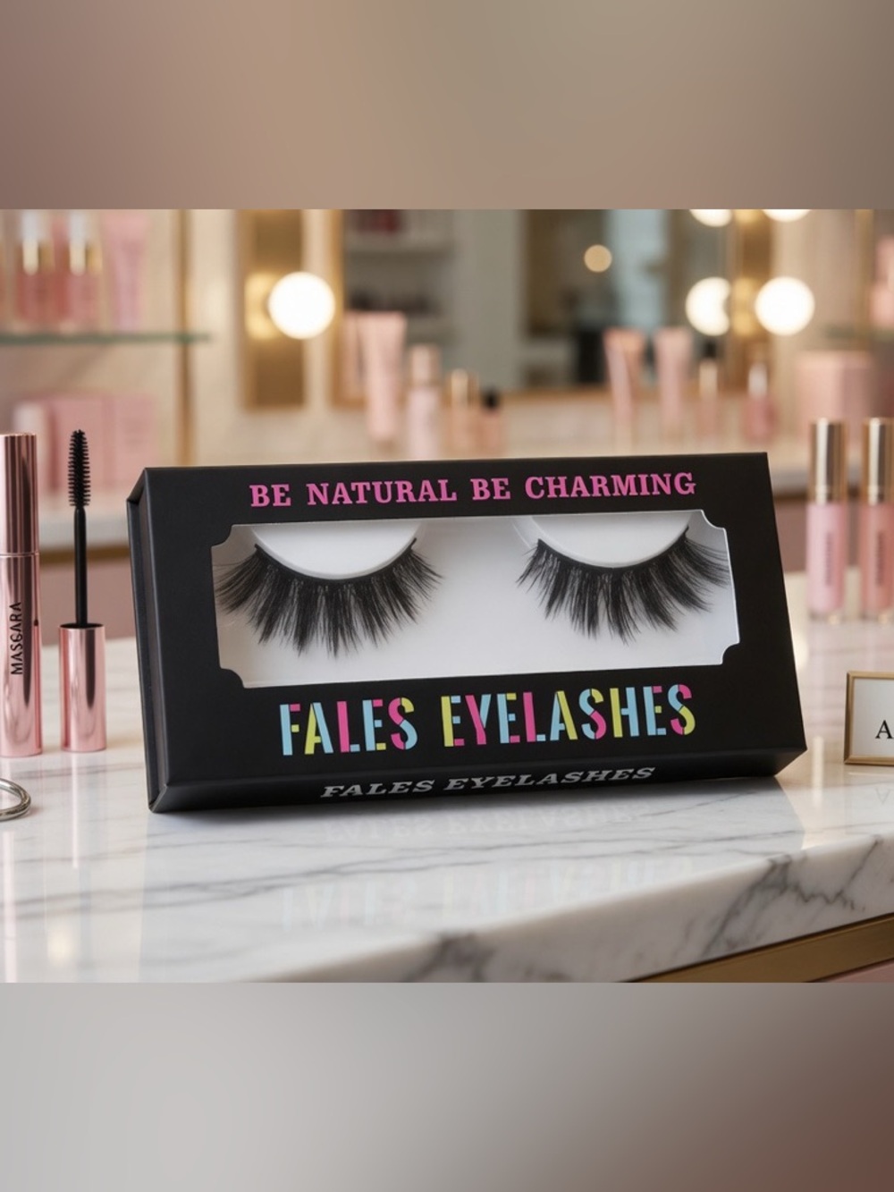 Faux Eyelashes Set of 1 Pair-New